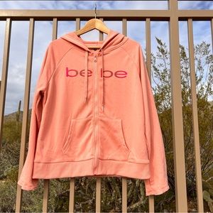 ⬇️💲bebe Sport Logo NWT Women’s Jacket XL Color Rose Cloud